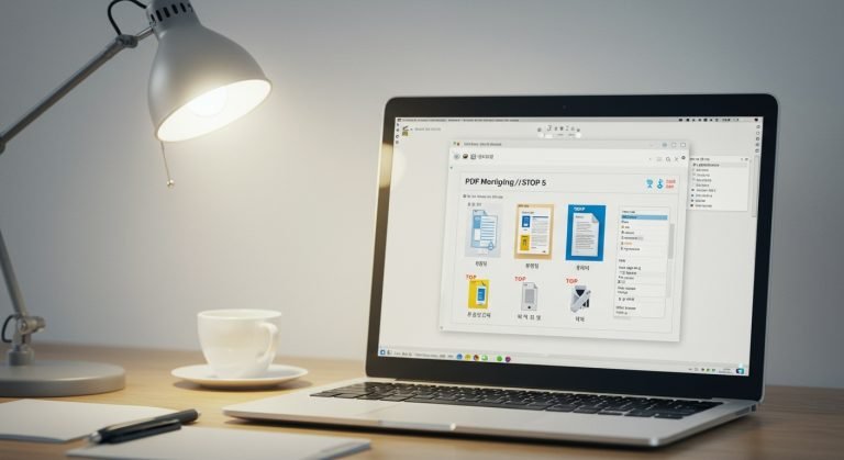 무료 PDF 병합분할 도구 TOP 5