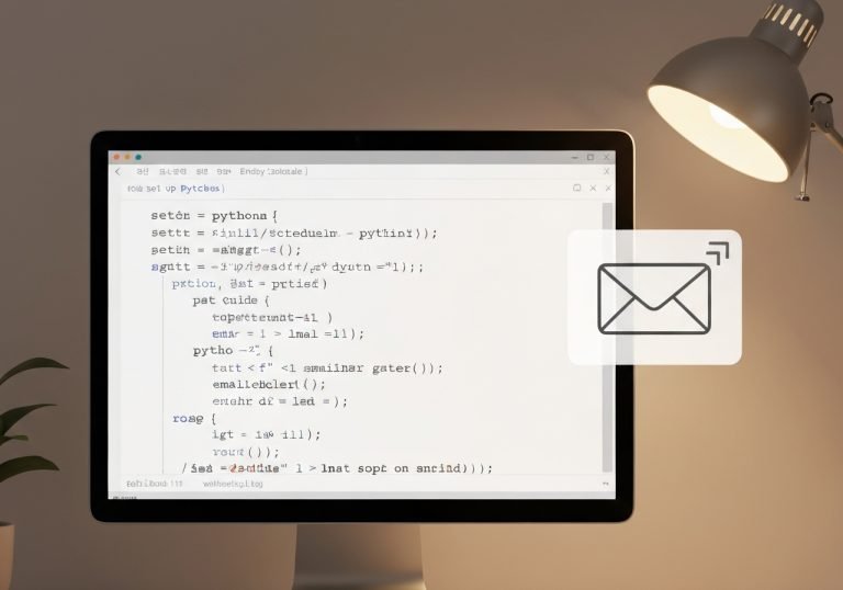 파이썬으로 이메일 자동 스케줄러 만들기