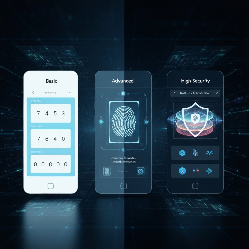 OTP 앱 종류별 보안 수준 비교 관련 이미지