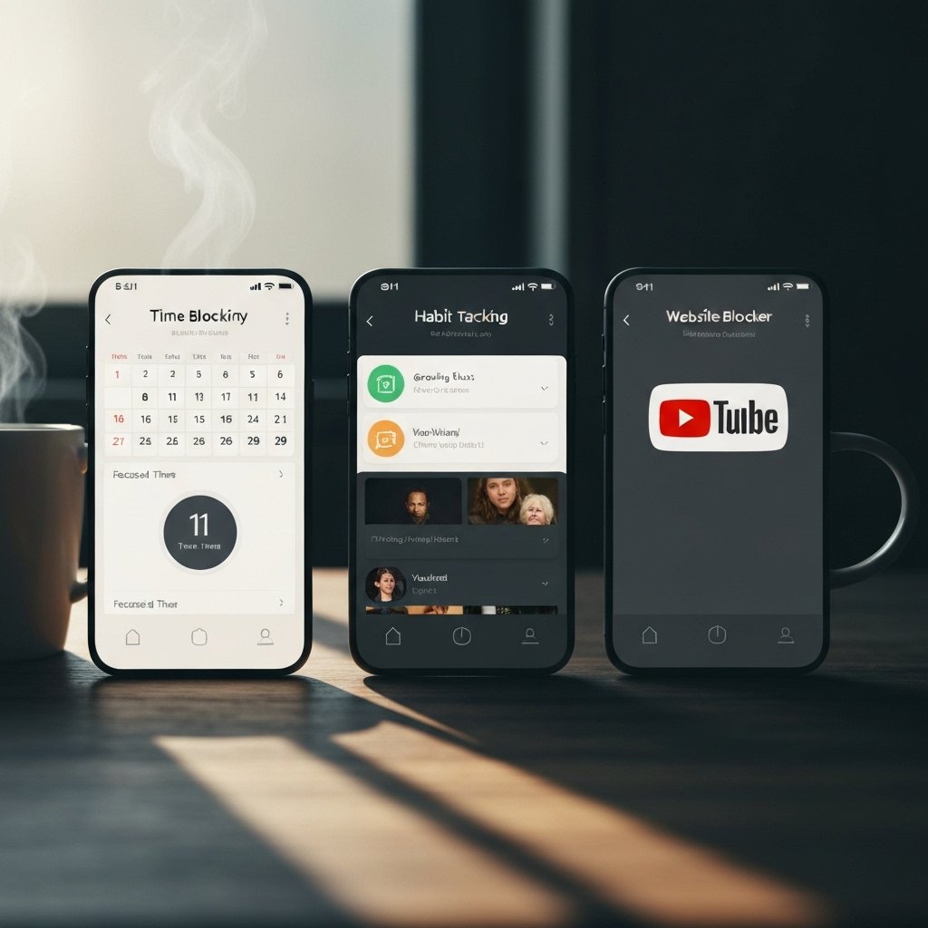 유튜브 중독 벗어나는 생산성 앱 3가지 관련 이미지