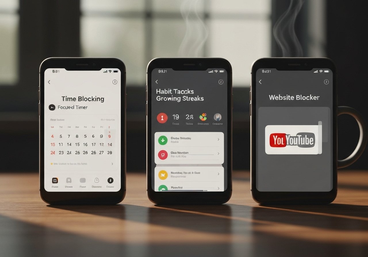 유튜브 중독 벗어나는 생산성 앱 3가지