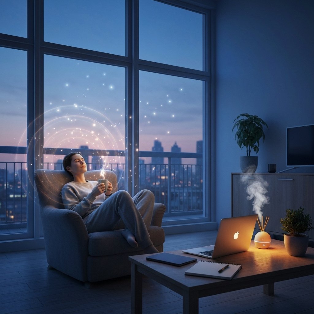 퇴근 후 뇌 피로 줄이는 집중력 회복 루틴 관련 이미지