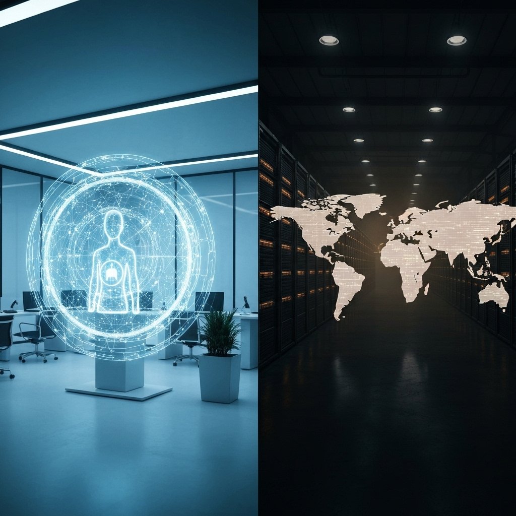 한국과 해외의 개인정보 보호 차이 관련 이미지